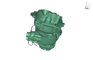 COMPRESSOR COMPONENT 3D SCAN REVERSE ENGINEER